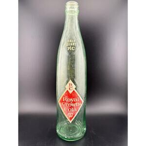 Vintage Glass RC Royal Crown Cola Pop Bottle